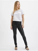 Čierne dámske skinny fit nohavice ORSAY