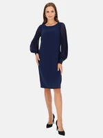 Potis & Verso Woman's Dress Ricarda Navy Blue