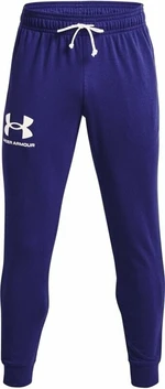 Under Armour Men's UA Rival Terry Joggers Sonar Blue/Onyx White S Fitness pantaloni