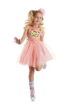 Denokids Leo Flower Girl's Tulle Tutu Pink Evening Dress