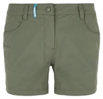 Women's lightweight outdoor shorts Kilpi BREE-W khaki