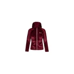 Women's warm hoodie Kilpi MARIEL-W dark red