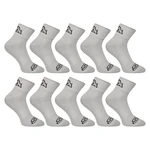 10PACK Styx ankle socks gray