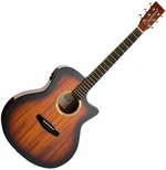 Tanglewood DBT VCE SB G Thru Sunburst Gloss Chitară electro-acustică Dreadnought