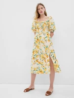 GAP Patterned Dress with Linen - Women