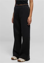 Women's Organic Ultra Wide Sweatpants Black