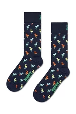 Ponožky Happy Socks Flamingo tmavomodrá farba
