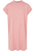 Turtle Extended Shoulder dress for girls - pink