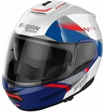 Nolan N100-6 Paloma N-Com Metal White Red/Silver/Blue 3XL Casco