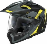 Nolan N70-2 X Skyfall N-Com Slate Grey Yellow/Black 3XL Bukósisak