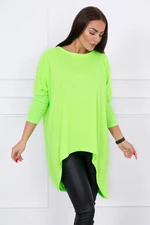 Oversize blouse green neon colors