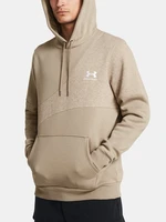 Under Armour UA Essential Flc Blocked HD Light Brown Sweatshirt