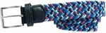 Alberto Gürtel Multicolor Braided Belt Pink/Orange/Blue 105