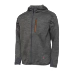 Scierra mikina tech hoodie pewter grey melange - xxl