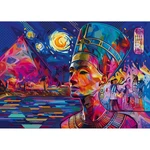 Ravensburger puzzle Nefertiti na Nilu 1000 dílků