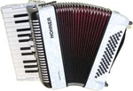 Hohner Bravo II 60 Klávesový akordeón White