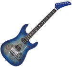 EVH 5150 Series Deluxe Poplar Burl EB Aqua Burst Chitară electrică