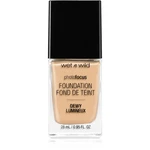 Wet n Wild Photo Focus ľahký hydratačný make-up pre rozjasnenie pleti odtieň Soft Beige 28 ml