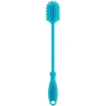 Chicco Cleaning Brush Silicone kefa na čistenie Blue 1 ks