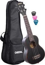 Cascha HH 2262 Premium Sopránové ukulele Černá