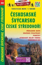 Českosaské Švýcarsko, České středohoří 1:100 000