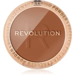 Makeup Revolution Reloaded jemný kompaktný púder odtieň Chestnut 6 g