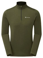 Tričko Thermo Zip Neck Dart Montane® – Zelená (Barva: Zelená, Velikost: XXL)