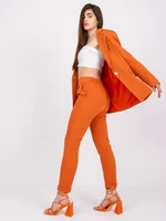 Dark orange elegant jacket from Veracruz