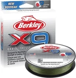 Berkley splétaná šňůra x9 low vis green 150 m-průměr 0,12 mm / nosnost 12,1 kg