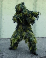 Maskovacia súprava “Hejkal“ Ghillie Suit 4-dielna ANTI FIRE Mil-Tec® - woodland (Farba: US woodland, Veľkosť: M - L)