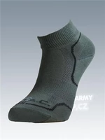 Ponožky so striebrom Batac Classic short - olív (Farba: Olive Green , Veľkosť: 5-6)