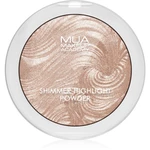 MUA Makeup Academy Shimmer kompaktní pudrový rozjasňovač odstín Radiant Cashmere 8 g