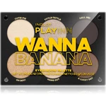 Inglot PlayInn Eyeshadow Palette paletka očních stínů odstín Wanna Banana 8 g