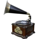 Gramofon soundmaster NR917, hnědá, zlatá, černá