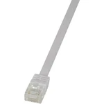 LogiLink CF2051U RJ45 sieťové káble, prepojovacie káble CAT 6 U/UTP 2.00 m biela veľmi flexibilné 1 ks