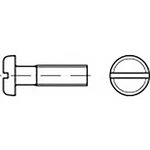 TOOLCRAFT  TO-6853377 skrutky s plochou guľatou hlavou M5 6 mm drážka DIN 85   Ušlechtilá ocel V2A  A2 100 ks