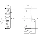 Siemens polovodičové relé  3RF21301AA22 30 A Spínacie napätie (max.): 230 V/AC  1 ks