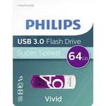 Philips VIVID USB flash disk 64 GB purpurová FM64FD00B/00 USB 3.2 Gen 1 (USB 3.0)