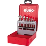 RUKO  102152E sada kužeľových záhlbníkov 6-dielna 6.3 mm, 8.3 mm, 10.4 mm, 12.4 mm, 16.5 mm, 20.5 mm HSSE-Co 5  valcová