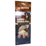 Ontario Rawhide Snack Braided Stick Mix 17,5cm