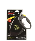 Flexi GIANT M 8m / 25kg pásik - Neon