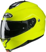 HJC C91 Solid Fluorescent Green M Kask