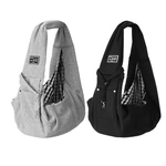 Slings Dog Carrier Comfort Shoulder Bag Outdoor Mesh Sling Handbag Pet Travel Cats Tote Breathable Puppy Front Dog Bag