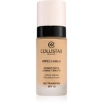 Collistar Impeccabile Long Wear Foundation dlouhotrvající make-up SPF 15 3N Natural 30 ml