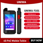 UNIWA F101 Walkie Talkie PTT Mobile Phone Android 10 13MP rear camera 4600mAh 4.0 inch Mobile Phone Waterproof NFC 4G Cellphone