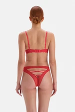 Dagi Red Fully Padded Underwire Lace Bra