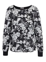 Orsay White-Black Ladies Floral Blouse - Women