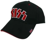 Kiss Gorra Red on White Logo Black