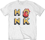 The Rolling Stones Tričko Honk Letters Unisex White XL