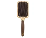 Kefa na vlasy Olivia Garden Expert Care Rectangular Paddle Brush L - zlato-hnedá (ID2074) + darček zadarmo